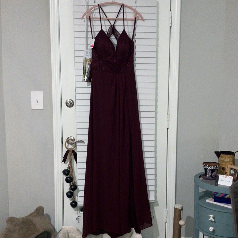 $50 SALE Mori Lee Wine Gown